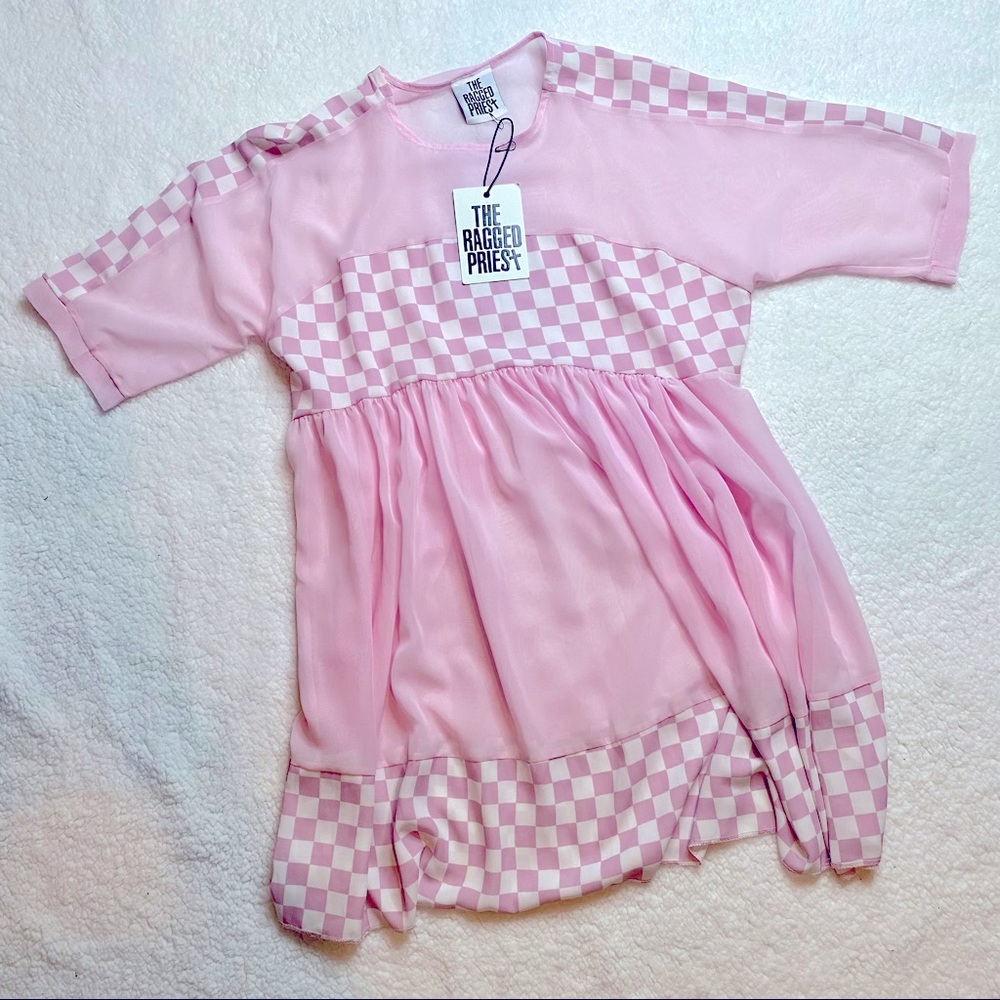 The Ragged Priest Checkered Dress